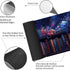 FZAZMLT 31.5x11.8 Inch Purple Bookshelf Large Mouse Pad Floral Books Magic Fantasy Witchy Mousepad XL Large Gaming
