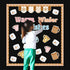 Boho Winter Bulletin Board Decorations, Hot Cocoa Cutouts for Christmas Classroom Decor