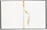 Blueline Executive Journal, Lizard-Like Hard Cover, Ribbon Bookmark, 150 Pages, 10.75" x 8.5", Blue