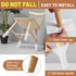 16 Set PCS White Furniture Leg Socks - Knitted Chair Leg Floor Protectors for Hardwood Floors - Fits Round and Square