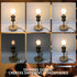 G16.5/Type E12 Dimmable Bulb, 4W 3000K 6-Pack G LED Filament Warm White Frosted Glass, Ideal for Chandeliers, Pendant