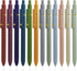 Gel Pens, 12 Pcs Black Ink Pens for Women, 0.5mm Fine Point, Smooth Writing, High-End Series Retractable Pens