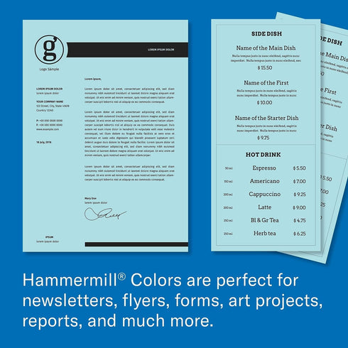 Hammermill 103671 24lb, 8-1/2-Inch x11-Inch, 500 Multipurpose Color Paper, Sht/RM, BE