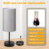 Unicozin 17Inch 3 7 Dimmable Table Lamp for Bedroom, Touch Control Bedside Lamp for Reading, CCT & RGB Color Changing