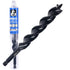 3/4-Inch x 7-1/2-Inch Triple-Cut Black Auger Drill Bit for Wood, Precision Drilling for Carpentry Projects