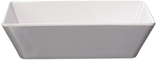 American Metalcraft MLRP9 Bowls, 5.85" Length x 9.7" Width, White