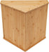 Xuthusman Countertops Bamboo Wood Bread Box, Double Bread Storage Box for Homemade Bread & Sourdough, Kitchen Large