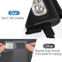 6 1Pack-Black Clip on Running Lights,Rechargeable Night Light with Strong Magnet Reflective, LED Running Lights
