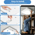 Closet 400LM Dimmable 3 NARUNDREN Rechargeable Motion Sensor LED Ceiling Light with Remote, Wireless Battery Operated