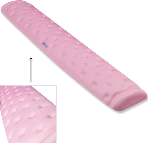 BRILA Ergonomic Memory Foam Keyboard Wrist Rest Support Pad Cushion for Computer, Laptop, Office Work, PC Gaming