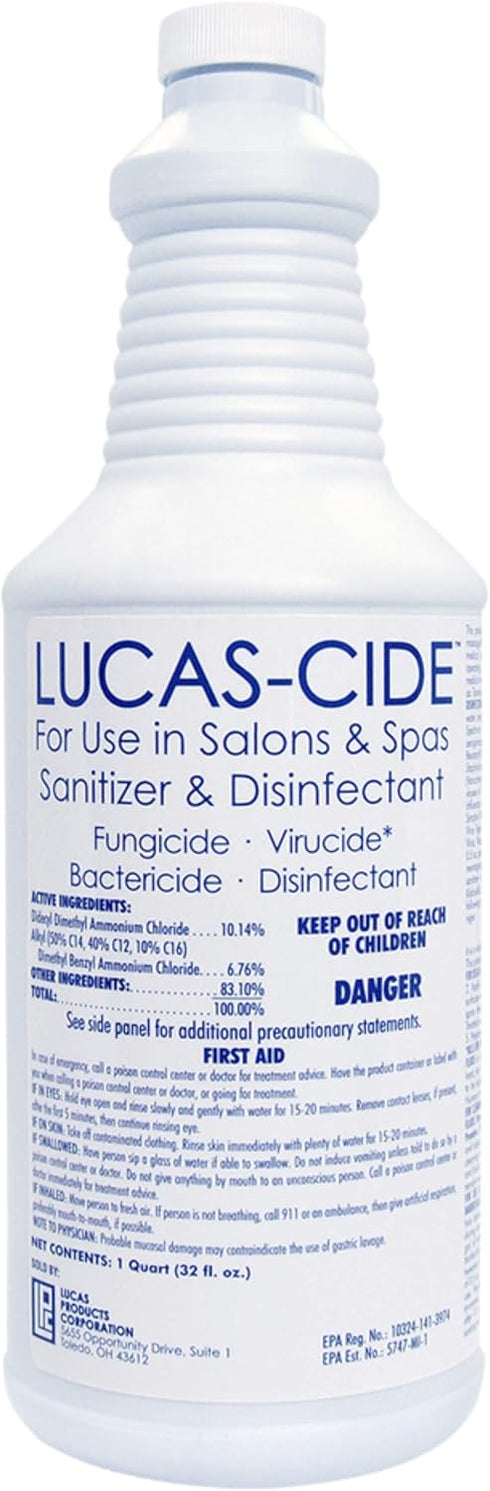 Salon and Spa Disinfectant, Hospital Grade, Blue, 32 Ounce