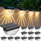 Greluna Solar Fence Lights Outdoor, 12 Pack Waterproof Deck Lights, Auto Dusk