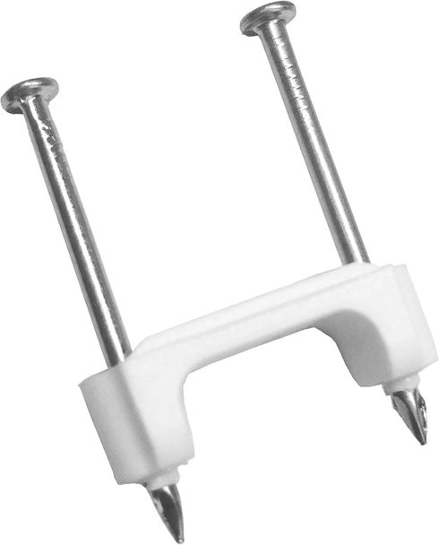 Gardner Bender PS-175BG Plastic Electrical Cable Staples, inch, 175 pk, Secures Romex, UF and NM, White