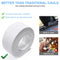 Caulk Tape Bath & Kitchen, Self Adhesive Waterproof Caulking Tape, Traditional Caulking Replacement (White, 1.5"x10.5Ft)