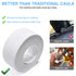 Caulk Tape Bath & Kitchen, Self Adhesive Waterproof Caulking Tape, Traditional Caulking Replacement (White, 1.5"x10.5Ft)