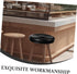 Round Stool Cushion Replacement for Bar Stools Pu Seat Pad for Kitchen Dining Room and Home Use Round Cushion