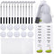 AIOMOB 24 Sets Golf Ballpoint Pen Golf Pads Thank You Cards and Bags