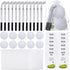 AIOMOB 24 Sets Golf Ballpoint Pen Golf Pads Thank You Cards and Bags
