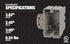 Southwire MSBMMT1G Adjustable Depth 1-Gang Multi-Mount Electrical Box, Heavy Duty, Gray