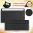 Jutom 500 Pcs Kraft Envelopes Letter Size Bulk #10 Business Security Envelopes Sealed 4-1/8 x 9-1/2 (Black)