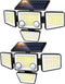 LYWALT Solar Outdoor Lights - 3000LM 188 LED Motion Sensor Outdoor Lights,