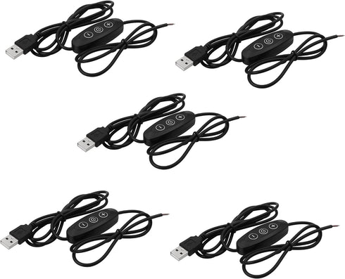SinLoon USB Male with ON/Off Switch to Stripped Ends, USB 2.0 9-Speed