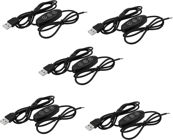 SinLoon USB Male with ON/Off Switch to Stripped Ends, USB 2.0 9-Speed