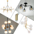 2pcs 180 M10 MECCANIXITY Sloped Ceiling Adapter, Degree Swivel Fine Thread Sloped Ceiling Light Fixture Adapter