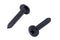 Bolt Dropper No. 8 x 1 Stainless Steel Wood Screws - 25 Pack Black Xylan Coated Phillips Truss Head Screws