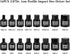 16PCS 3/8" Set, 16 Set, 1/4 Inch 3/4 Inch, 6mm 19mm EMENTOL Drive Low Profile Impact Hex Driver SAE/Metric, CR-MO