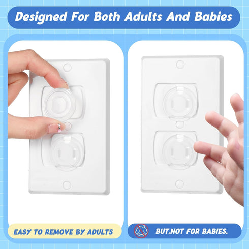 120 Thyle Pcs Outlet Covers Bulk Child Baby Proofing Plug for Electrical Outlets Covers Easy Install Socket Sturdy Safe