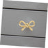 POPETPOP Brass Bow Drawer Pulls Vintage Bowknot Cabinet Handle for Dressers Wardrobes Shoe Cabinets Bedside Tables
