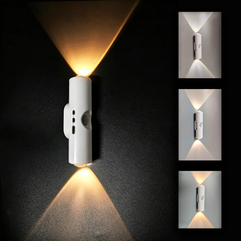 Yckeogln Motion Sensor Wall Lamp - Smart Indoor Night Light Wall Light, Stair