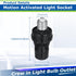 3 Bulb E26/e27 Hortsun Pcs Motion Sensor Light Socket Smart Screw in Light Outlet Compatible with Automatic on Off