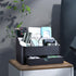 KINGFOM Desk Organizer with Drawer, Multifunction Pencil Holder for Desk, 5 Compartments Desk Organizer and Accessories