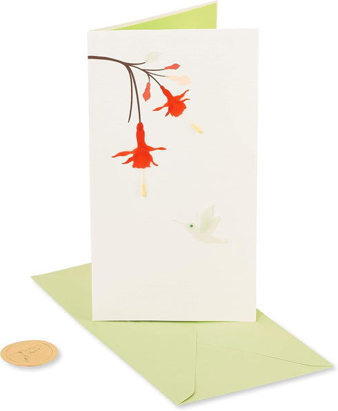 Papyrus Blank Cards with Envelopes, Hummingbirds (2-Count)