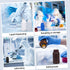 PE Plastic Food Grade Bottles, Wide Mouth Lab Reagent Bottle for Liquid/Solid Sample Storage