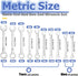 Mesee 10 Pieces Mini Combination Wrench Set, Dual-Use Spanner Hand Repair Tool for Automotive Bike Home Appliance
