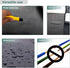 Neoprene Rubber Strip Roll, 11.8" Wide × 48" Long × 1/8" Thick, Easy Cut Solid Sheet for DIY Gaskets, Crafts, Flooring
