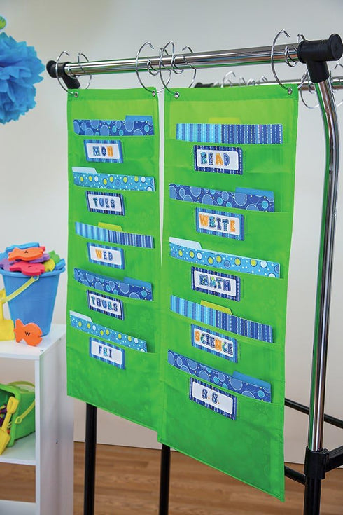 File Folder Storage: Lime Pocket Chart