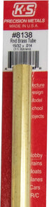 K & S Precision Metals 8138 Round Brass Tube, 15/32" OD by K&S