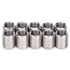 Thread Inserts, 10 PCS M8 to M10 Thread Adapter Insert Nut for Automotive, Furniture Projects