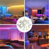 Yetaida 20PCS 4-Pin 8mm 4 2835 3528 LED Strip Connectors, Pin Corner Light Connectors Solderless, Extendable Terminal