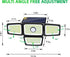 4 3000LM, 283 LED,6500 IP65 270 Driveway(2Pack) Heads Sensor Lamp Solar, Motion Sensor Outdoor Lights K, Motion Sensor
