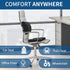 Tailbone, Memory Foam Seat Cushion & Lumbar Support Pillow for Office Chair Car Wheelchair Orthopedic Chair Pad