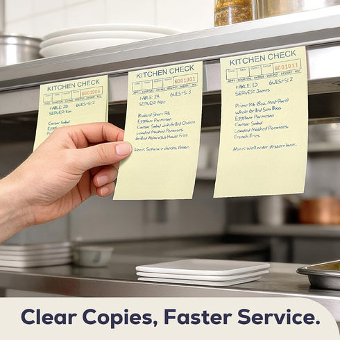 1000 (20 2 FMP Brands Double Part Guest Check for Servers, Server Note Pads Sheets Pads), Server Books for Waitress