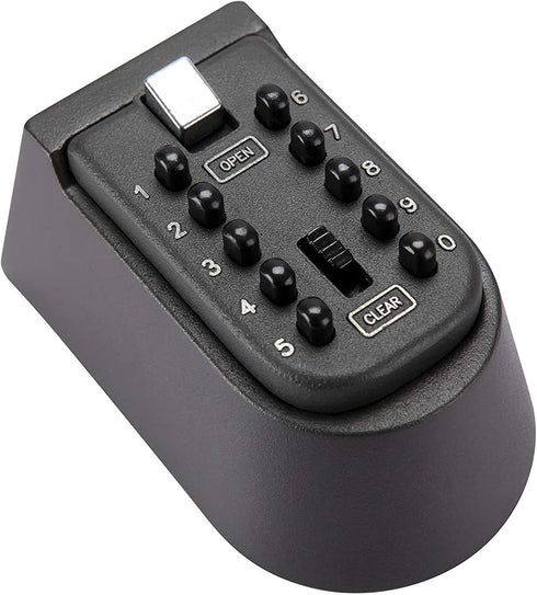 Key Safe Lock Box - Wall Mounted Combination Lockbox for Spare House Keys | 10-Digit Code