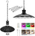 Puanticn Rechargeable Battery Operated Hanging Light, Dimmable Pendant Light with Remote, 25x6cm Detachable