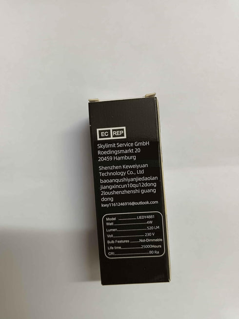 DAPSHU LED AC 100-265v 3.5w Refrigerator Light Bulb, Daylight White 6000K, E26 40W Halogen Equivalent, 1 Pack