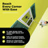 DOCA Scrub Brush Attachment for Long Handle Extension Pole - Outdoor Broom and Scrubbing Brush for House Floor
